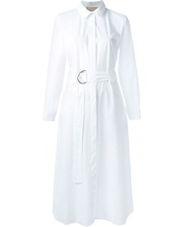 Erika Cavallini Belted Midi Shirt Dress