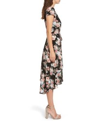 WAYF Oleander Wrap Midi Dress