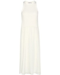 Alexander Wang T By Silk And Cotton Midi Dress