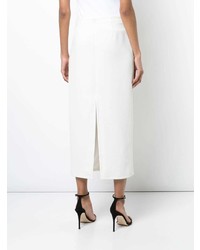 Yigal Azrouel Crepe Suiting Midi Skirt