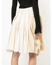 Comme Des Garçons Vintage Frayed Draped Skirt