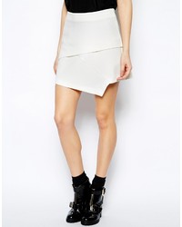 Asos Collection Mini Skirt With Notch Hem