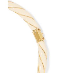 Aurelie Bidermann Aurlie Bidermann Diana Gold Plated Resin Necklace Ivory