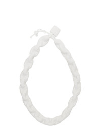 MM6 MAISON MARGIELA White Chain Necklace