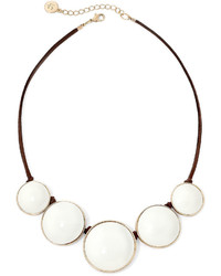 Liz Claiborne White Stone Collar Necklace