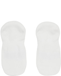 Burberry White Rib Invisible Socks