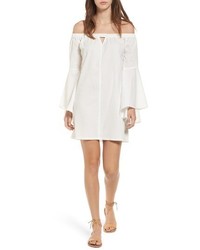 Mimichica Mimi Chica Bell Sleeve Off The Shoulder Dress