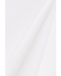 Helmut Lang Off The Shoulder Stretch Jersey Top White