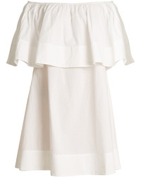 Apiece Apart Piper Petal Off The Shoulder Cotton Dress