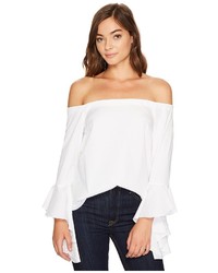 1 STATE 1state Off Shoulder Cascade Sleeve Top Blouse
