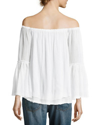 Bailey 44 Bahama Off The Shoulder Layered Top White