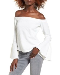 Leith Bell Sleeve Off The Shoulder Top