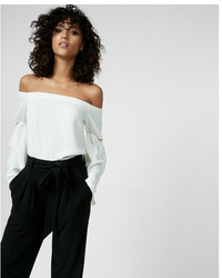 Express Cut Out Sleeve Off The Shoulder Blouse