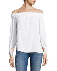 Generation Love Cynthia Off The Shoulder Cotton Gauze Top