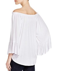 Cupio Draped Off The Shoulder Blouse