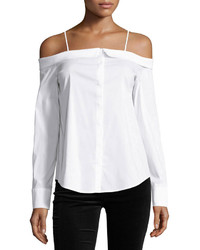Bailey 44 Had My Love Off The Shoulder Shirt White