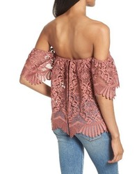 Lovers + Friends Lifes A Beach Off The Shoulder Top
