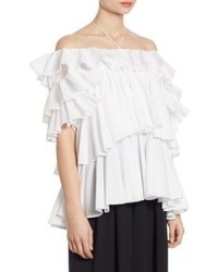 Tome Off The Shoulder Tiered Blouse