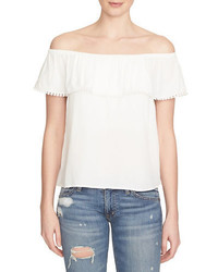 1 STATE Ruffled Off The Shoulder Top