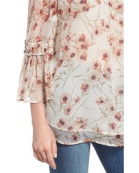 Lucky Brand Shirred Off The Shoulder Top