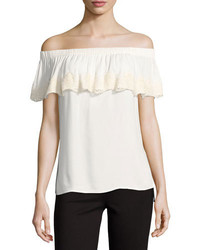 Ella Moss Trinity Off The Shoulder Top White