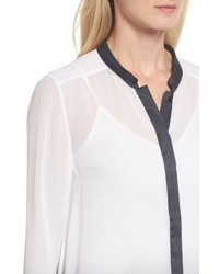 Eileen Fisher Ombre Silk Blouse