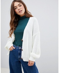 ASOS DESIGN Cardigan With Chunky Buttons