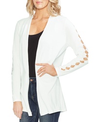 Vince Camuto Cutout Sleeve Open Front Cardigan