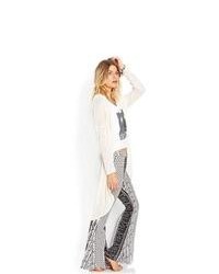 Forever 21 Relaxed Open Knit Maxi Cardigan