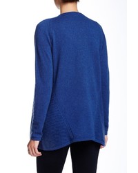 Griffen Ribbed Front Open Cashmere Cardigan
