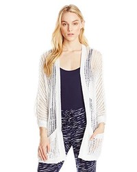 Rd Style Open Stitch Textured Sweater Cardigan With Pockets