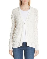 St. John Collection Tufted Knit Cardigan
