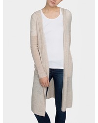 White + Warren Cashmere Hooded Long Cardigan