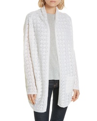 Allude Wool Cashmere Open Cardigan