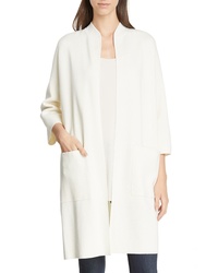 Eileen Fisher Long Silk Organic Cotton Jacket