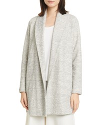 Eileen Fisher Shawl Collar Organic Cotton Blend Jacket