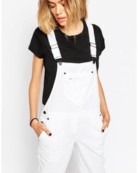 Asos Petite 90s Style Overalls In White