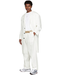 LU'U DAN Off White 90s Tailored Coat