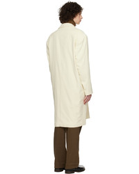 Lemaire Off White Chesterfield Coat