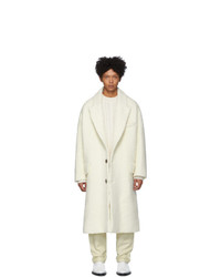AMI Alexandre Mattiussi Off White Oversized Coat