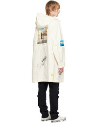 Undercover Off White Printed Coat