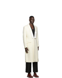 Undercover Off White Wool Coat