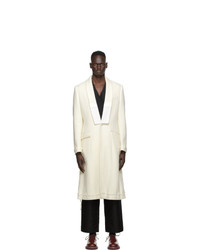 Undercover Off White Wool Coat