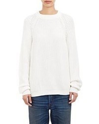 6397 Chunky Rib Knit Sweater White