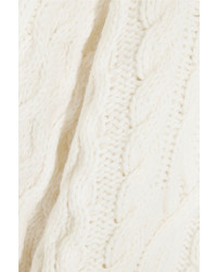 MCQ Alexander Ueen Oversized Cable Knit Wool Blend Sweater