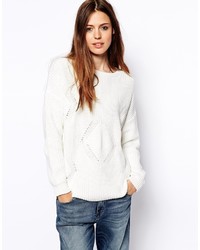 Asos Collection Sweater In Chunky Rib