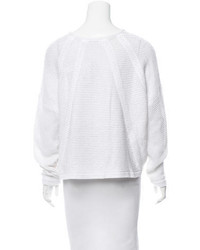 Helmut Lang Cropped Oversize Sweater