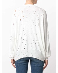 T by Alexander Wang Oversized Hole Detail Sweater