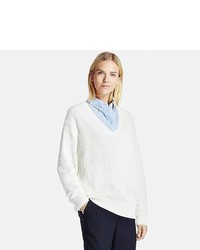 Uniqlo Oversized V Neck Sweater