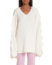 Stella McCartney Scallop Oversize Sweater